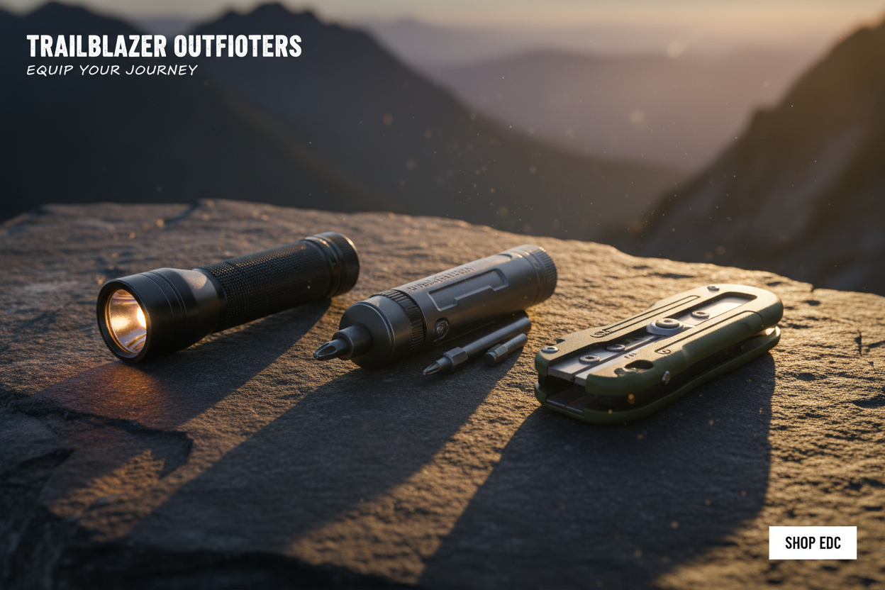 GoldenRays EDC Gear Hero Banner